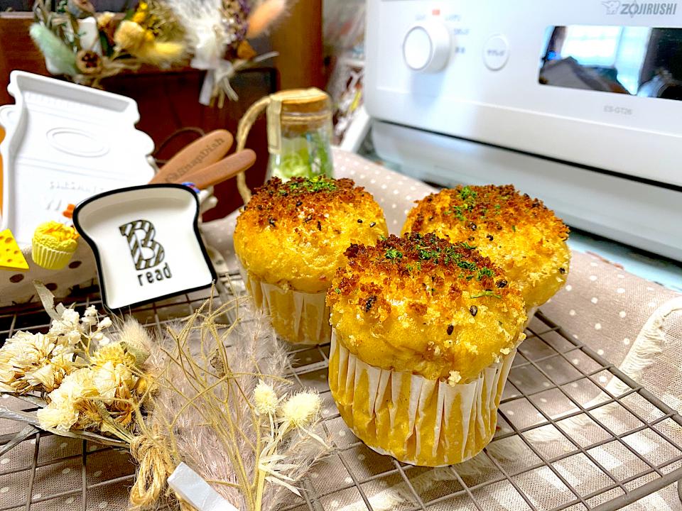 「レンジ機能」で作った炒りパン粉𝕕𝕖
🔥焼きカレーパン🔥
〜 象印🐘オーブンレンジ 〜
『EVERINO ✿ 発酵/オーブン』